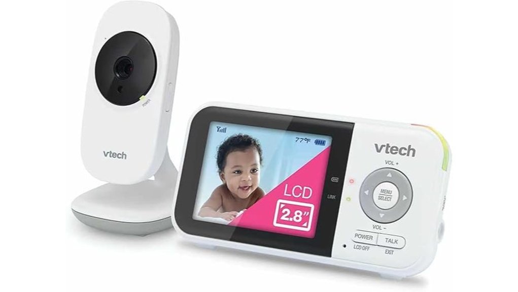 vtech baby monitor features night vision