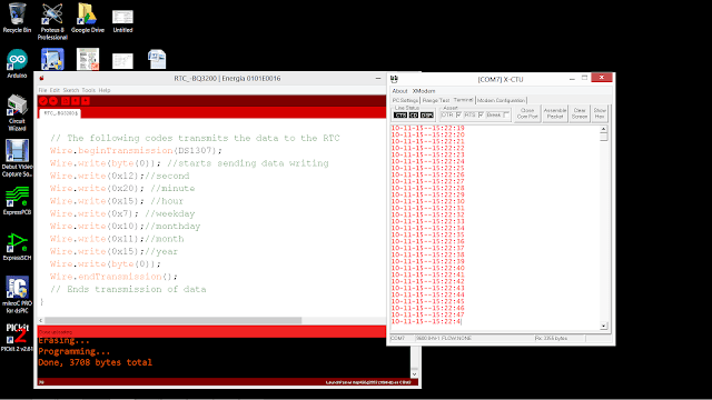 Output on X-CTU Serial Monitor