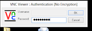 VNC connection confirmation