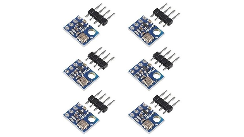 six bmp180 sensor modules