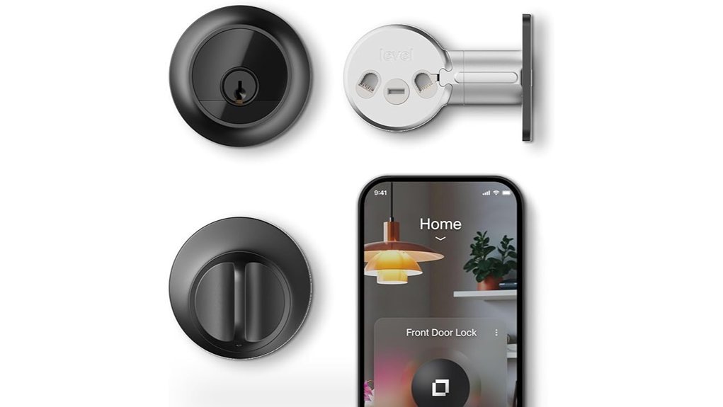 matte black smart lock