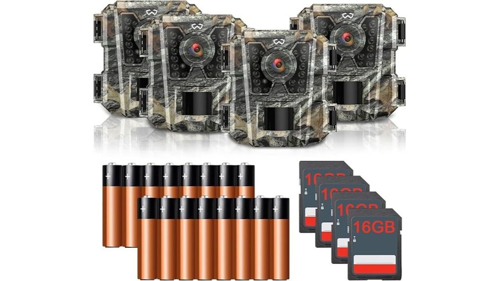 mini trail camera set