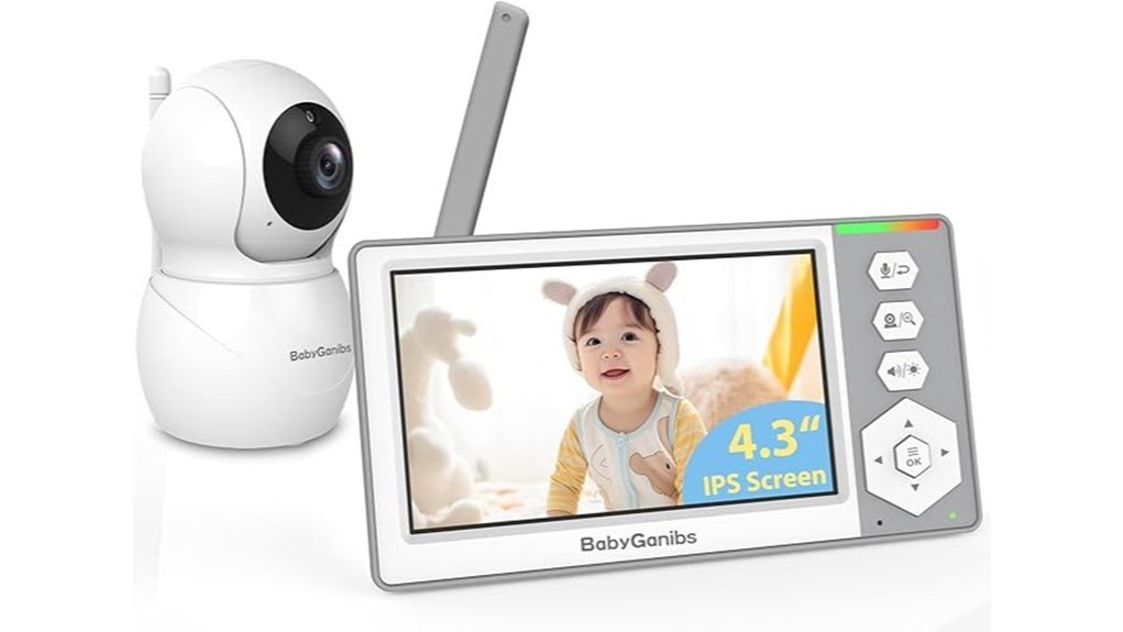 camera and audio baby monitor