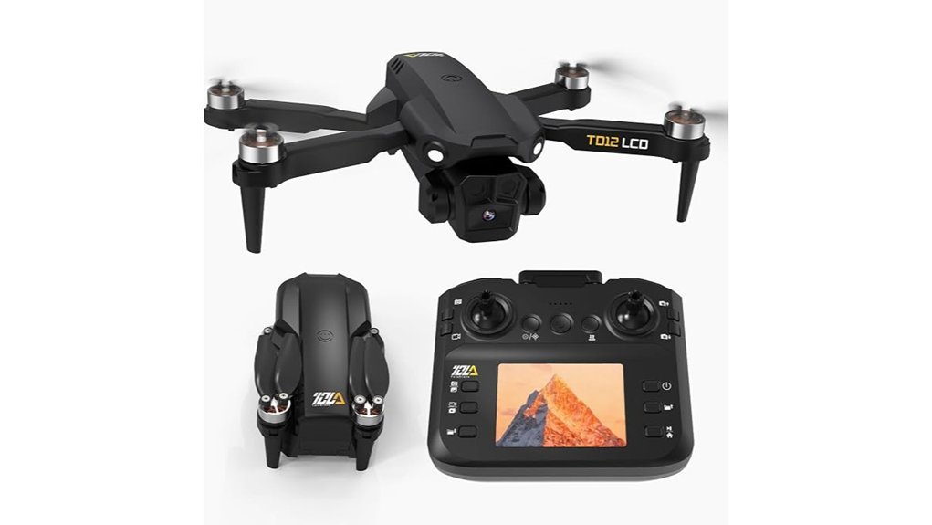 compact camera drone display