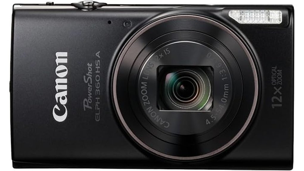 compact black camera model