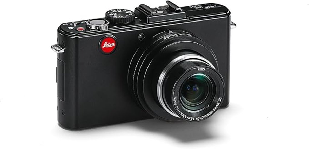 compact black digital camera