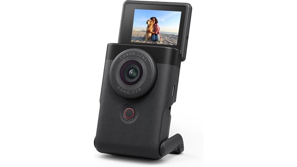 compact vlogging camera black