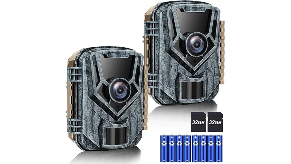 dual 36mp trail cameras