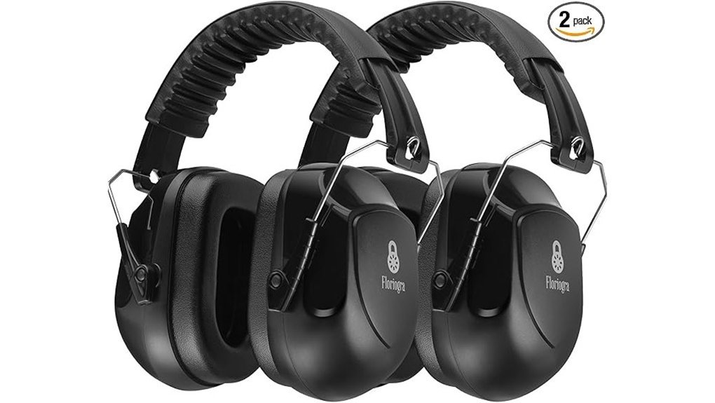 dual pack noise canceling earmuffs