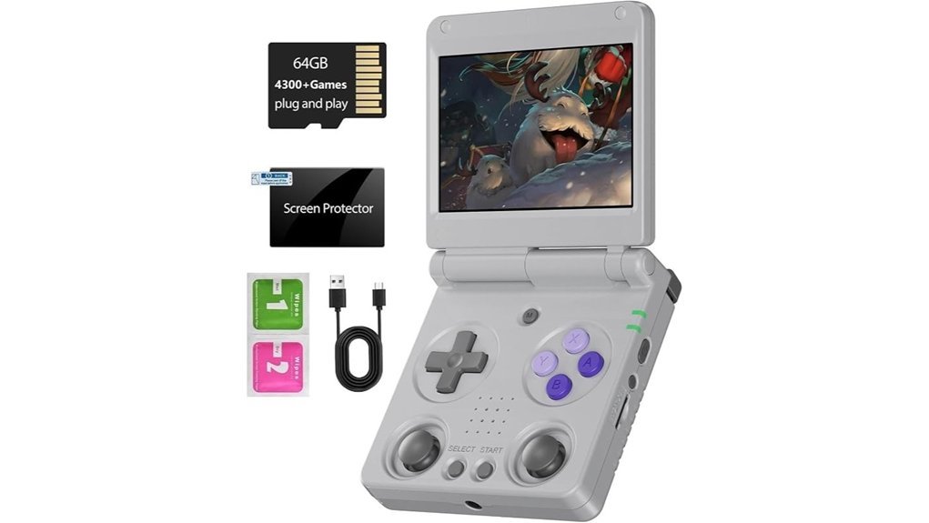 foldable retro gaming console