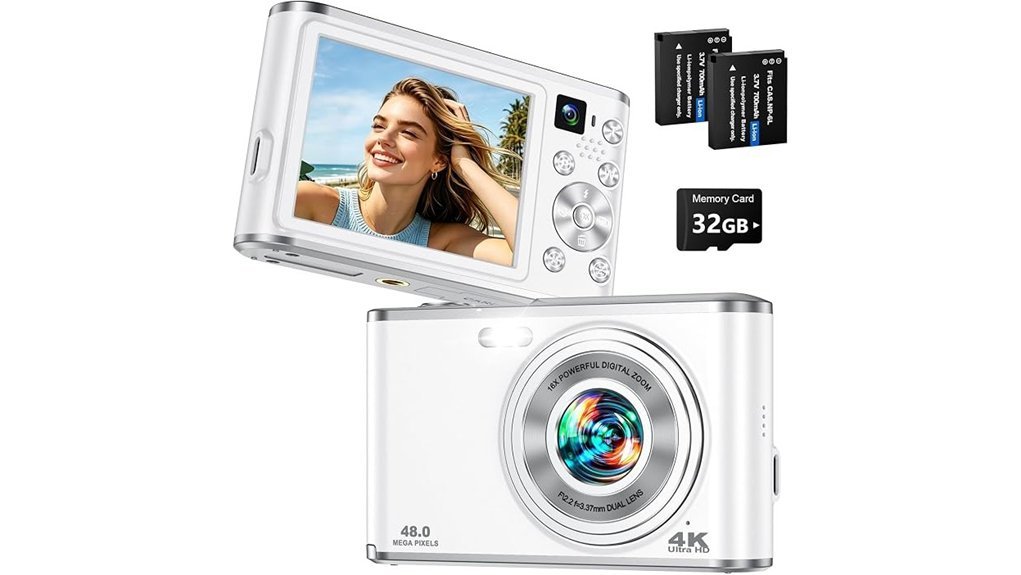 high resolution vlogging camera