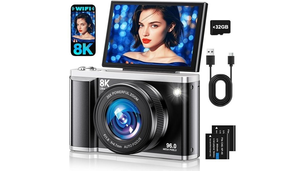 high resolution vlogging camera