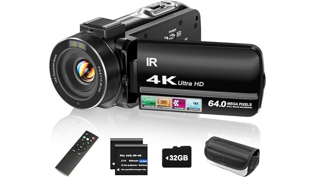 high resolution vlogging camera
