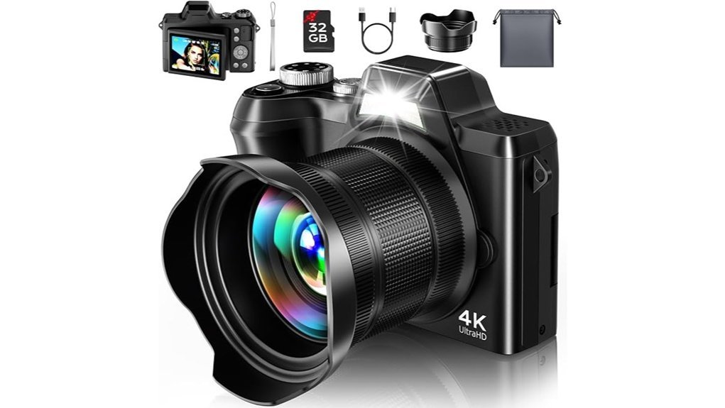 high resolution vlogging camera