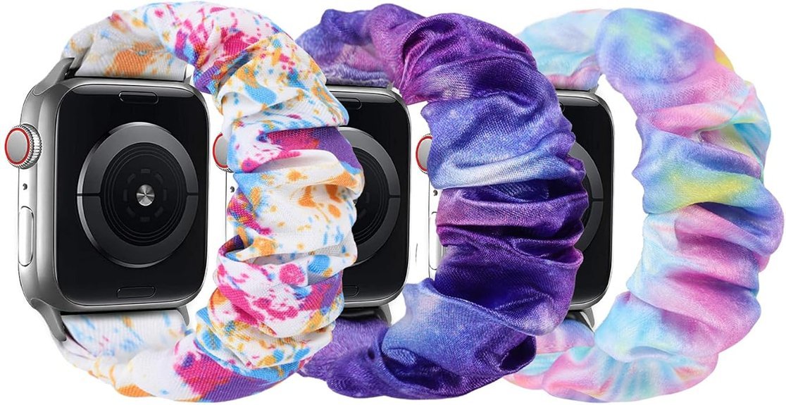 kids scrunchie watch bands