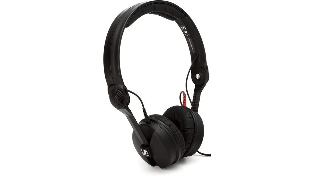professional dj headphones black