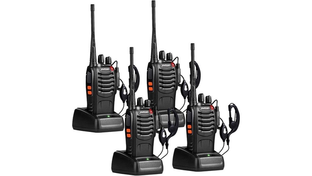 rechargeable walkie talkies set