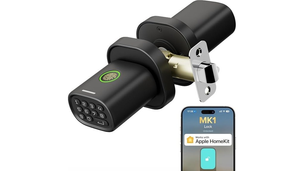 smart fingerprint door knob