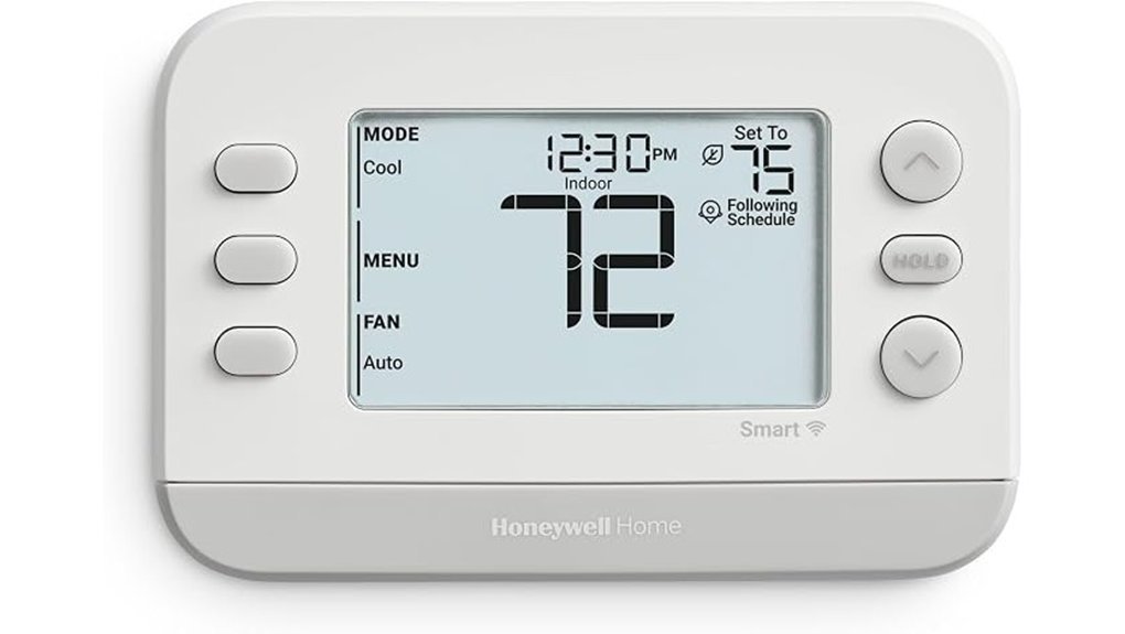 smart wi fi thermostat gray