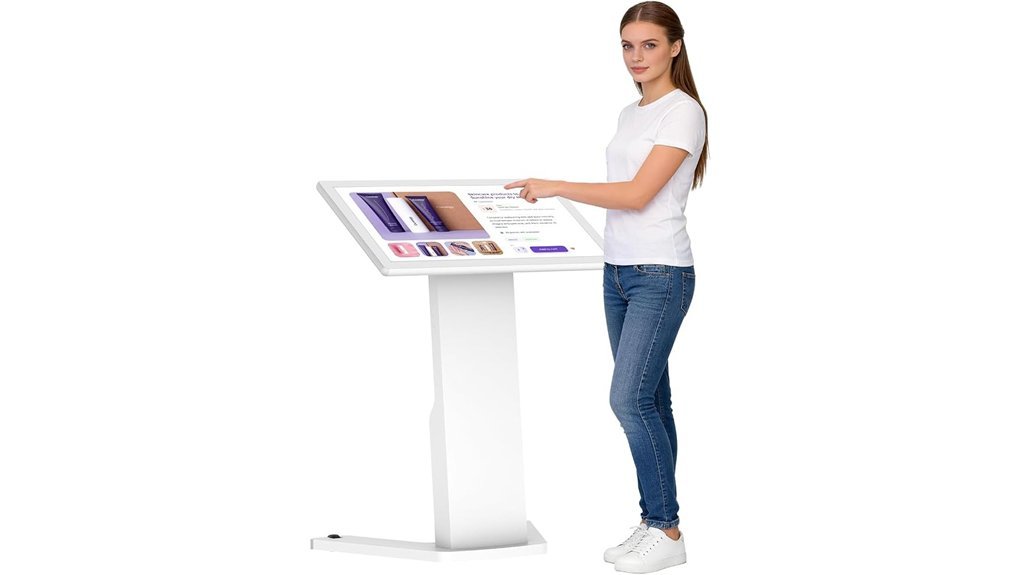 touchscreen self service kiosk