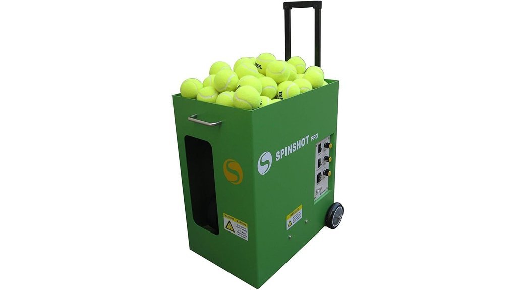 user friendly tennis ball machine