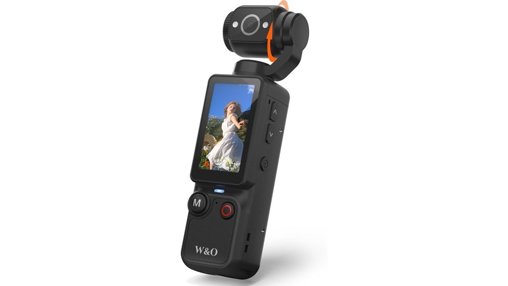 vlogging camera with storage