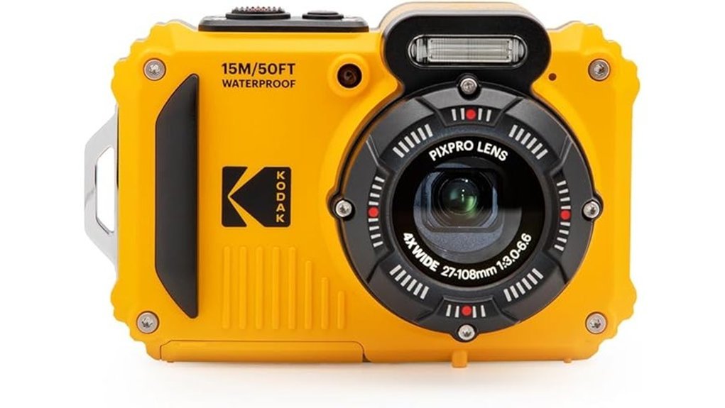 waterproof 16mp zoom camera