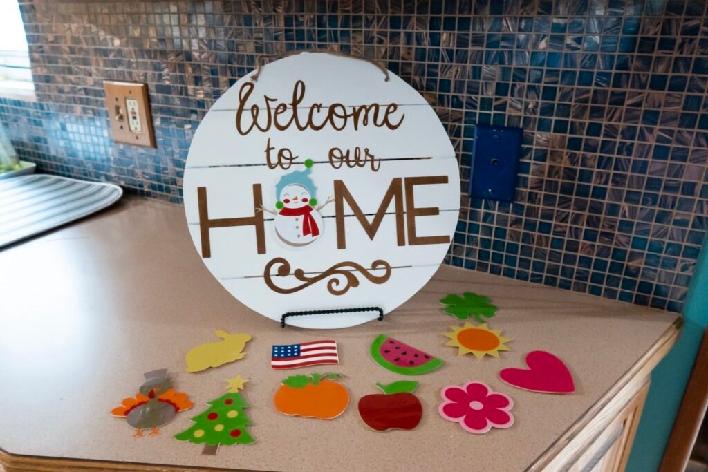 DIY Welcome Home Sign - Emerging Technologies