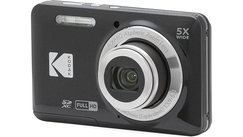 black digital camera model