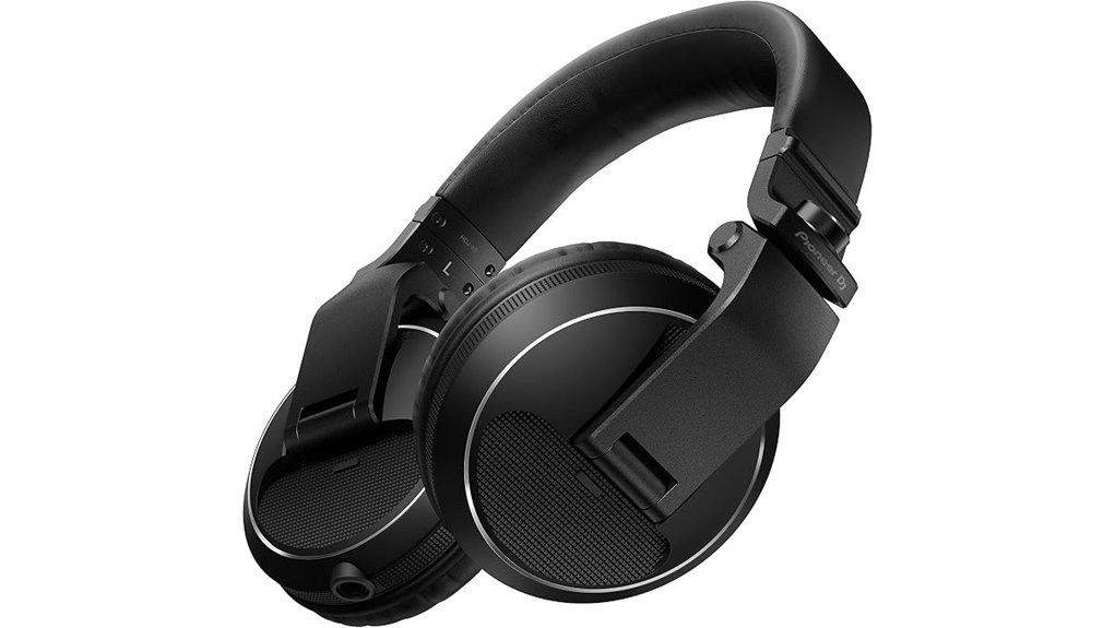 professional dj headphones black